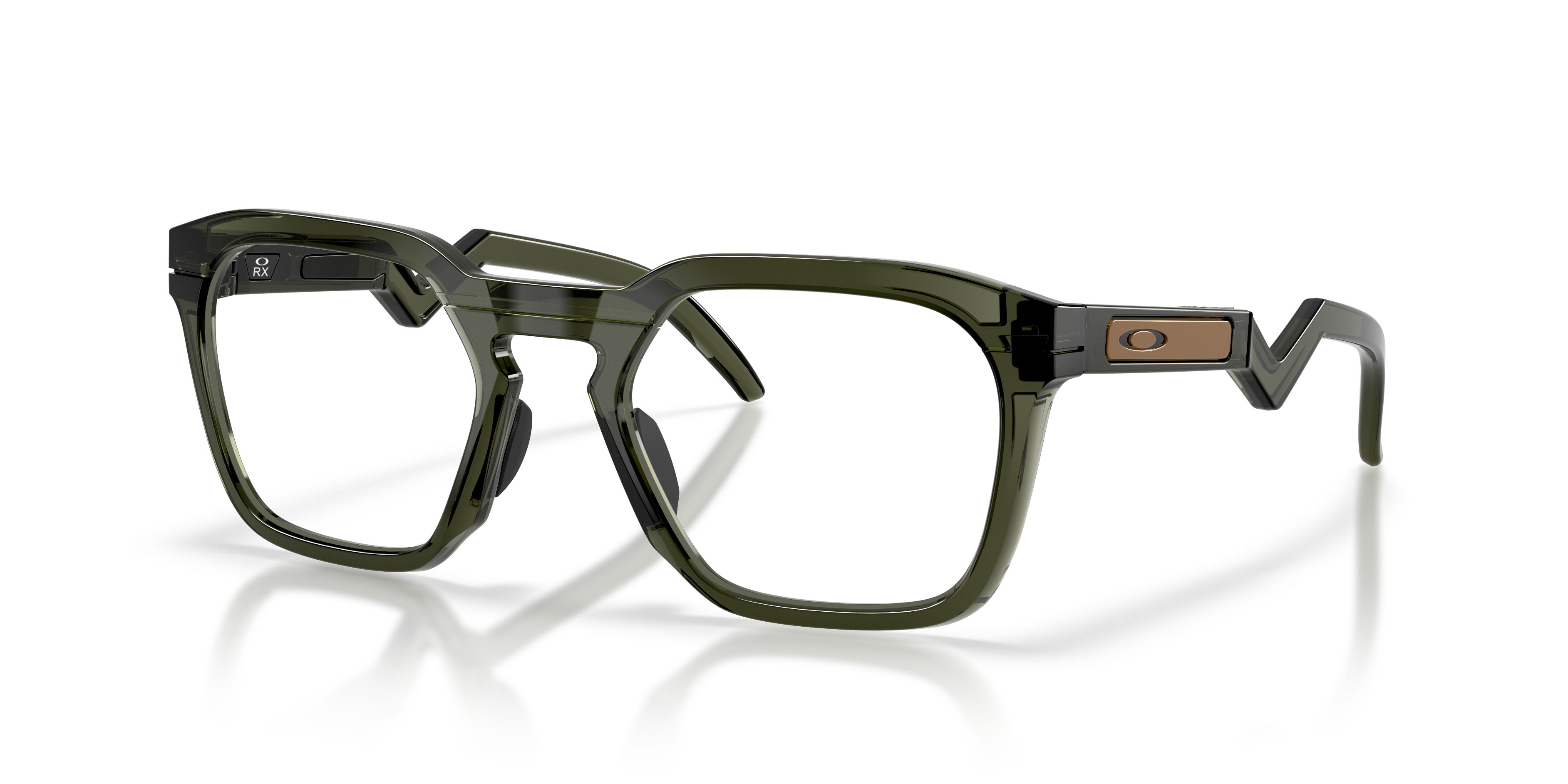 Oakley OX8208 HSTN SQ Unisex Square Eyeglass Frames - Matte Abyss Frame