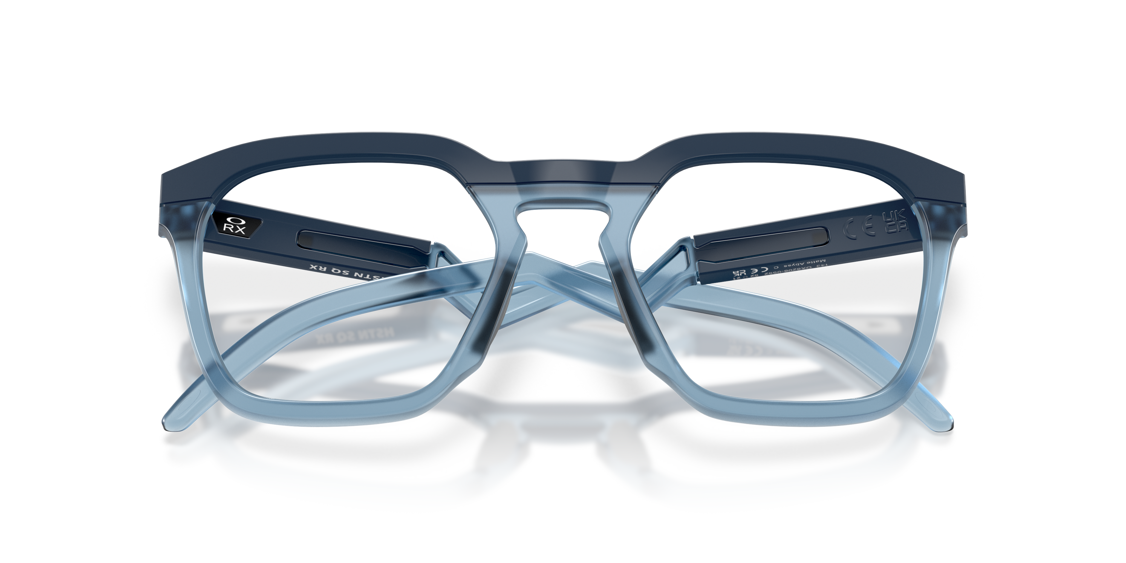 Oakley OX8208 HSTN SQ Unisex Square Eyeglass Frames - Matte Abyss Frame