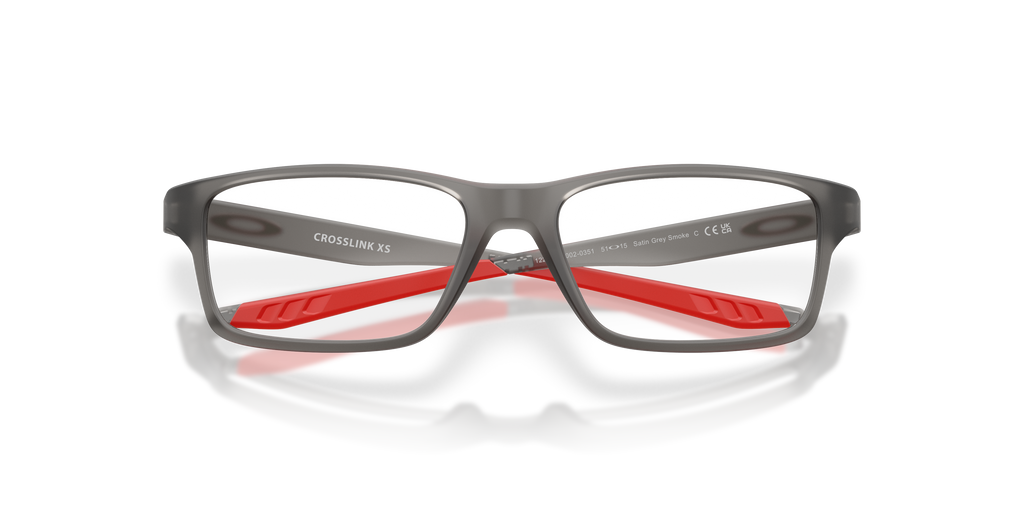 Oakley OY8002 Crosslink XS Youth Square Eyeglass Frames - Satin Navy Frame