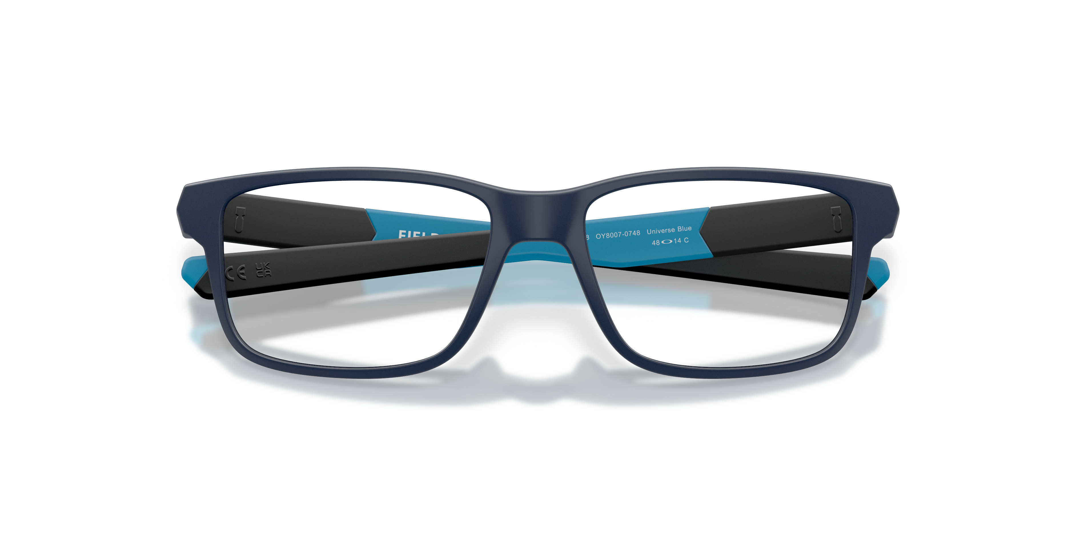 Oakley OY8007 Field Day Youth Square Eyeglass Frames - Universe Blue Frame