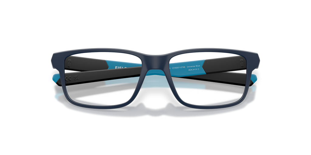 Oakley OY8007 Field Day Youth Square Eyeglass Frames - Grey Shadow Frame