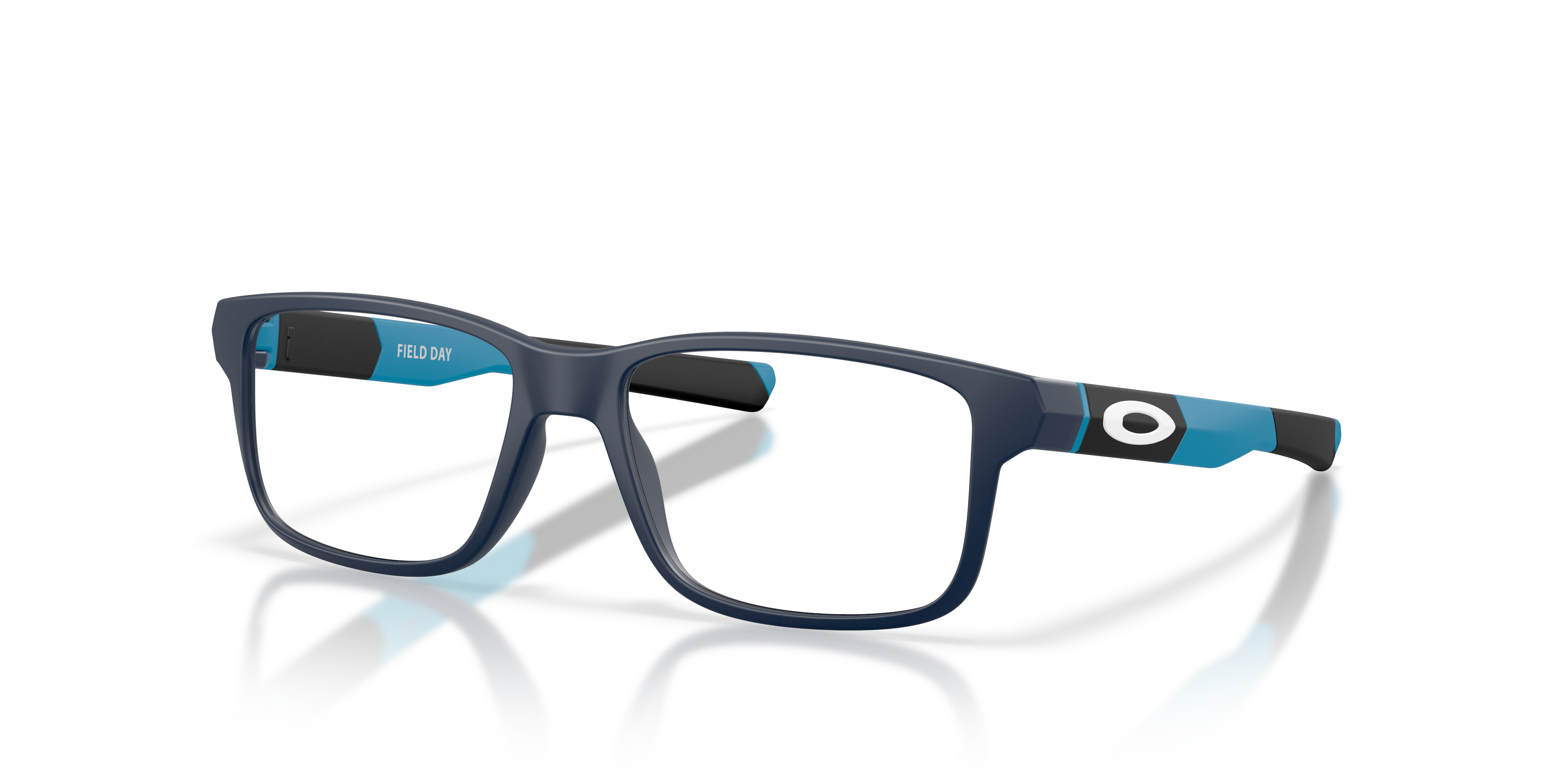 Oakley OY8007 Field Day Youth Square Eyeglass Frames - Grey Shadow Frame