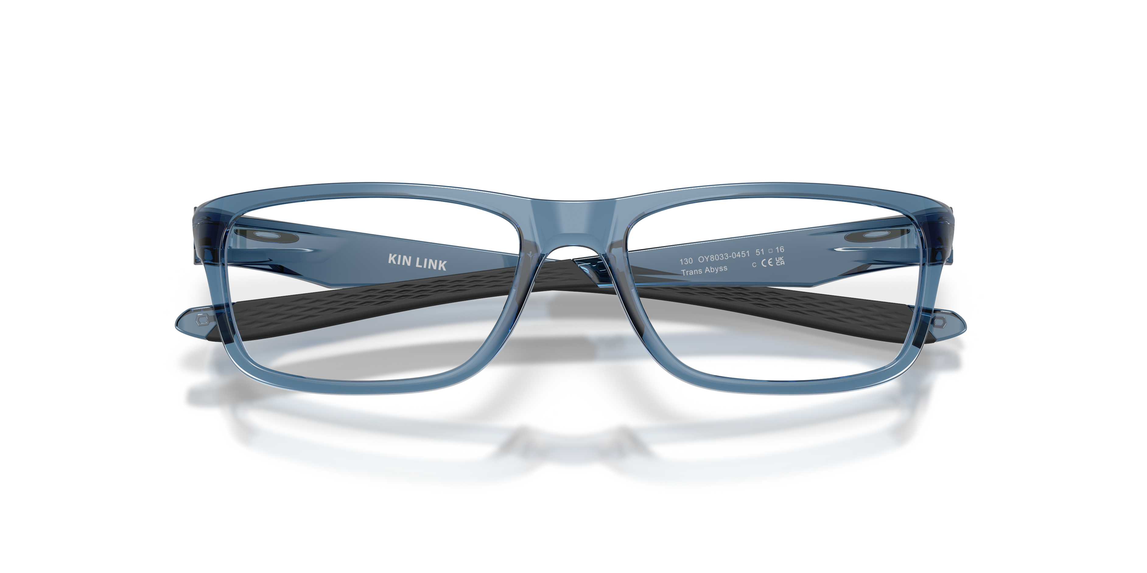 Oakley OY8033 Kin Link Youth Rectangle Eyeglass Frames - Grey Shadow Frame