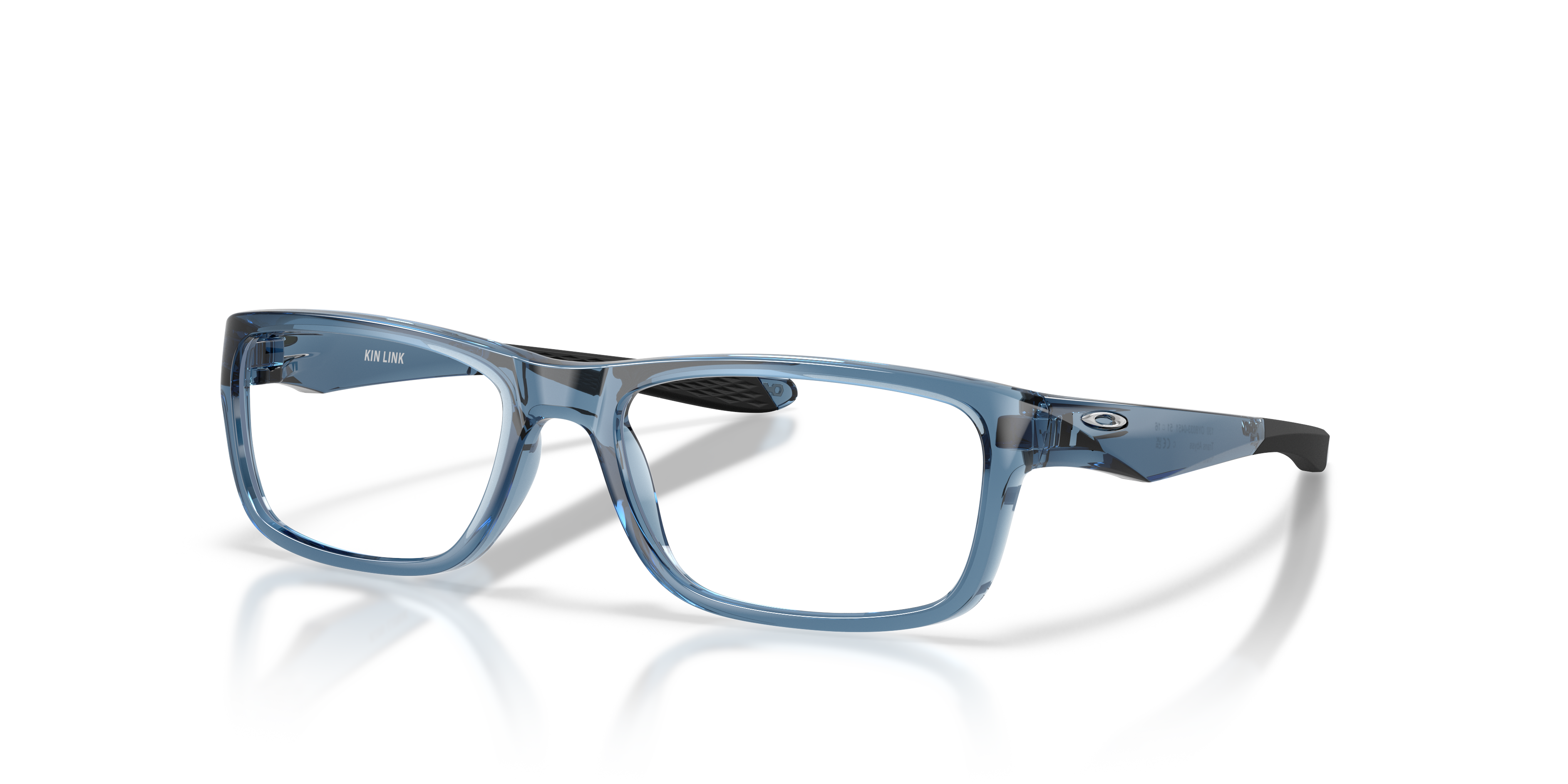 Oakley OY8033 Kin Link Youth Rectangle Eyeglass Frames - Grey Shadow Frame